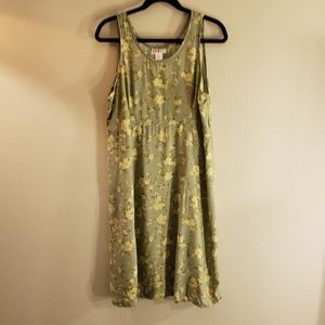VINTAGE! 1990s FLORAL PRINT SUNDRESS